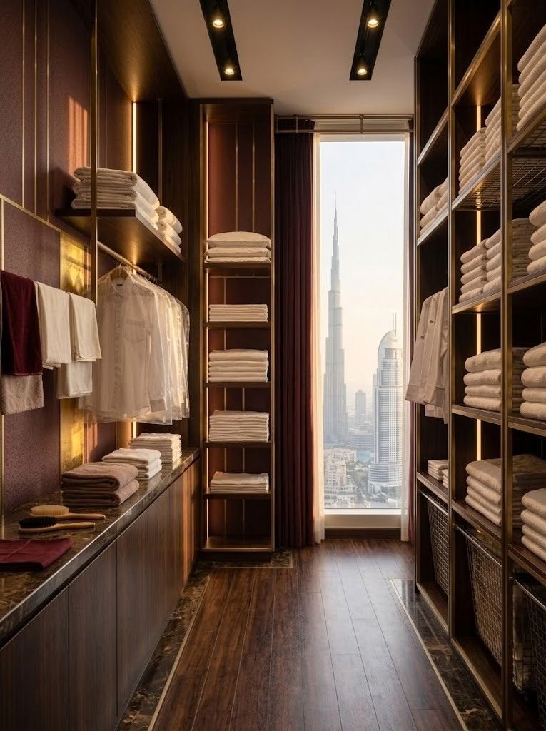 Professional commercial laundry service for hotels and businesses in Dubai